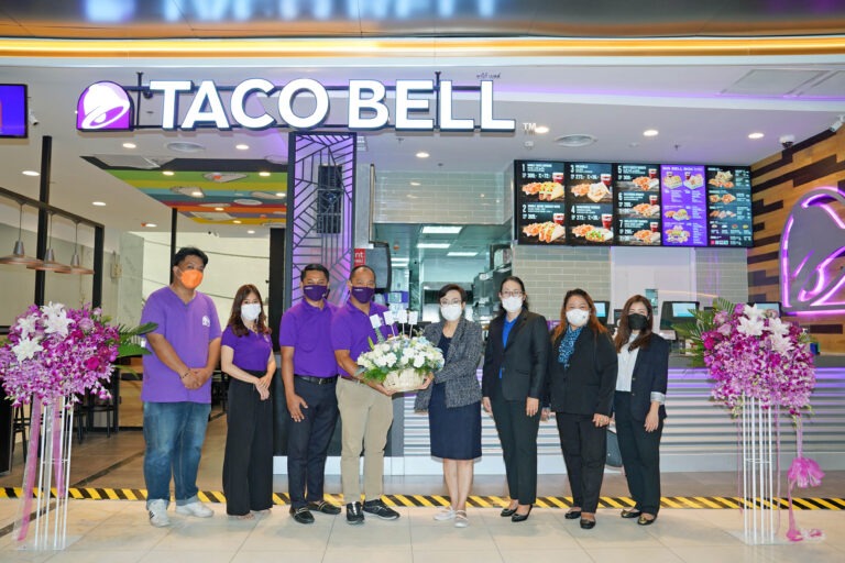 คิง เพาเวอร์ เปิดร้านอาหาร Taco Bell ร้านใหม่ล่าสุด ที่ ท่าอากาศยานสุวรรณภูมิ