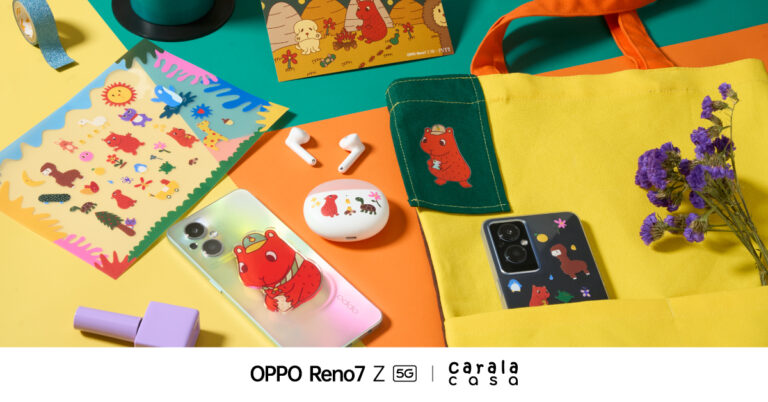 OPPO จับมือ Carala Casa ปล่อยคอลเลกชั่นพิเศษOPPO Reno7 Z 5G X Carala Casa The Cutest Box เติมความน่ารักให้สมาร์ตโฟนถ่ายพอร์ตเทรตสวย