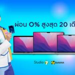 ผ่อน ‘MacBook’ 0% นานสูงสุด 20 เดือน กับกรุงศรีเฟิร์สช้อยส์
