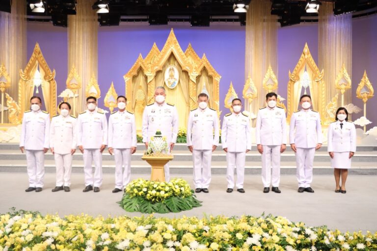 การเคหะแห่งชาติร่วมบันทึกเทปถวายพระพร พระบาทสมเด็จพระเจ้าอยู่หัว รัชกาลที่ 10 ณ สถานีวิทยุโทรทัศน์กองทัพบก ช่อง 5