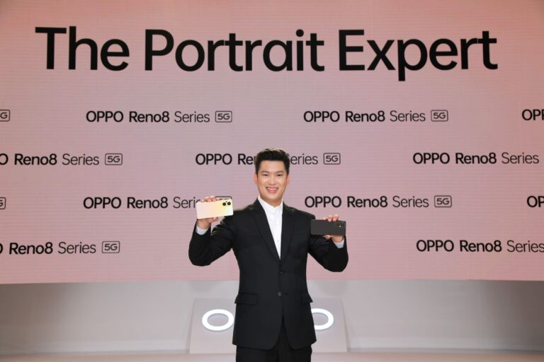 ออปโป้สานต่อสมาร์ตโฟนพอร์ตเทรต ส่ง “OPPO Reno8 Series 5G” รุ่นใหม่มอบกล้อง และดีไซน์อัปเกรดใหม่ พร้อมเปิดตัว “เบลล่า-กลัฟ” เป็น “The Portrait Expert”