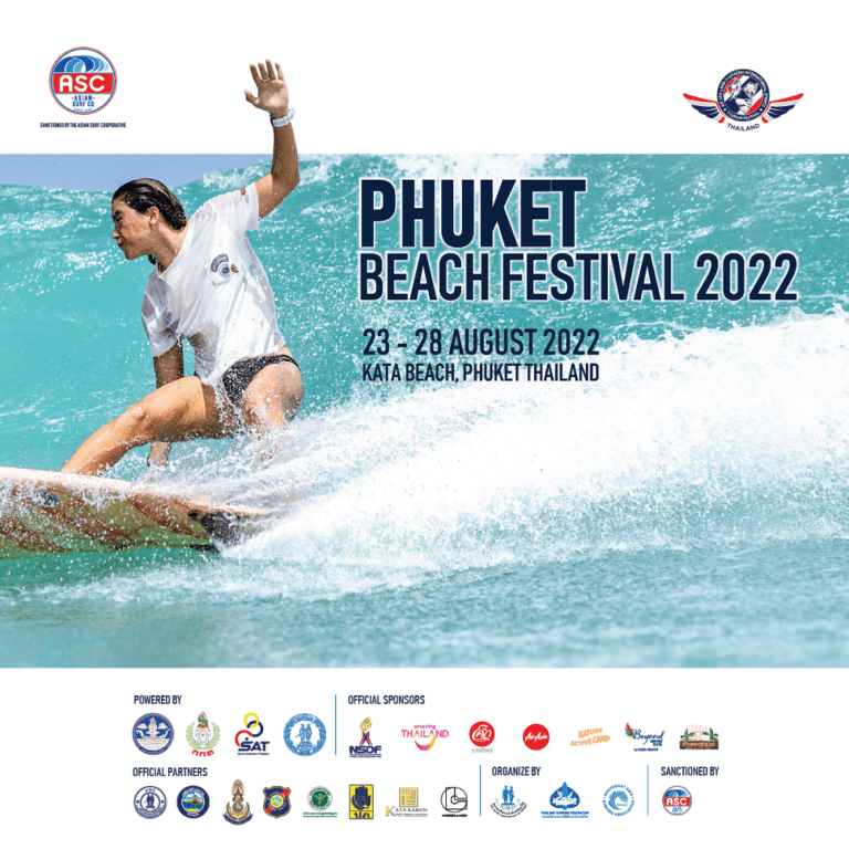 กลับมาอีกครั้งกับการแข่งขันกีฬากระดานโต้คลื่นระดับนานาชาติ ASIAN SURF COPORATIVEชู SPORTAINMENT ดึงดูดนักท่องเที่ยวเดินทางสู่จังหวัดภูเก็ตเพื่อกระตุ้นอุตสาหกรรมท่องเที่ยวเต็มกำลัง
