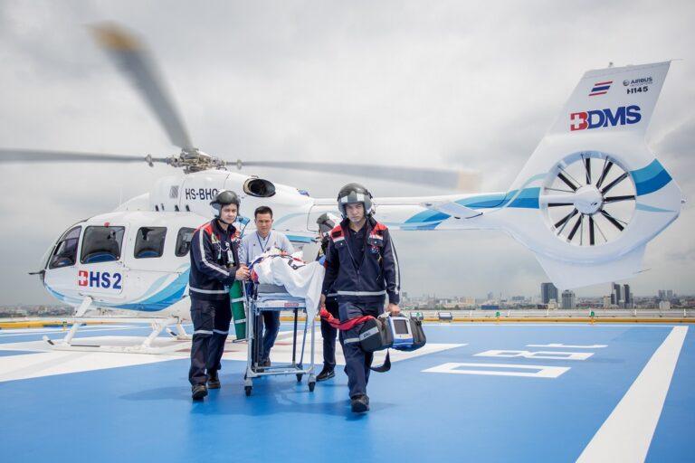 BDMS Emergency Servicesยืนหนึ่งในเอเชีย เรื่องมาตรฐานความปลอดภัยการเคลื่อนย้ายผู้ป่วยฉุกเฉินวิกฤติได้รับการรับรอง CAMTS & CAMTS Global 2 ปีซ้อน