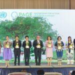 งานเปิดโครงการ Partnership for Action on Green Economy ในประเทศไทย<br>(PAGE in Thailand Launch Event)<br>จัดโดย<br>สำนักงานสภาพัฒนาการเศรษฐกิจและสังคมแห่งชาติ (สศช.) ร่วมกับ<br>องค์การพัฒนาอุตสาหกรรมแห่งสหประชาชาติ (UNIDO)