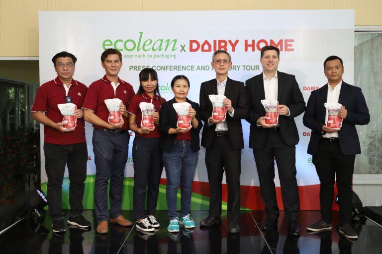“Ecolean” รุกตลาดแพคเกจจิ้งไทย ผนึกกำลัง “Dairy Home” ประสานเสียงชูวิสัยทัศน์และพันธกิจขับเคลื่อนธุรกิจรักษ์โลก ด้วยนวัตกรรมบรรจุภัณฑ์น้ำหนักเบา ลดกระทบสิ่งแวดล้อมโลกอย่างยั่งยืน