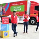วอลล์รักษ์โลก นำร่องขนส่งไอศกรีมด้วยรถบรรทุกพลังงานไฟฟ้า 100% รายแรกในไทย