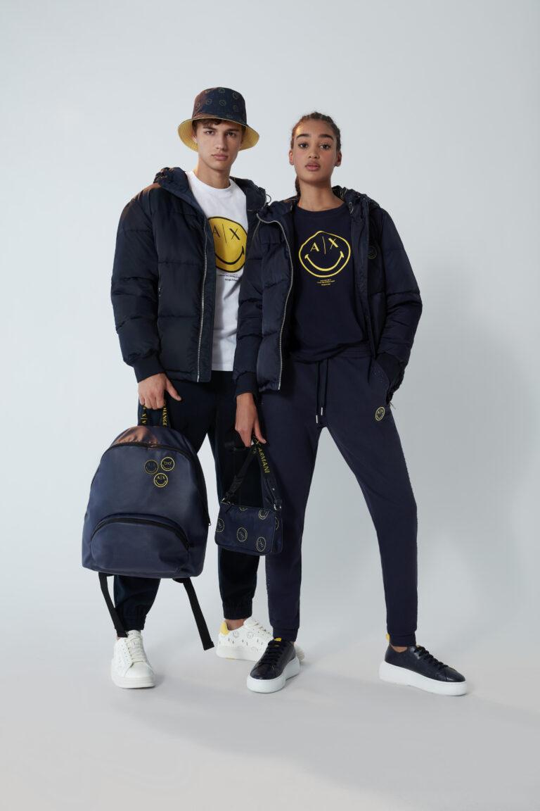 A|X Armani Exchange เติมเต็มรอยยิ้มและส่งต่อพลังบวกด้วยคอลเลคชั่นพิเศษระหว่าง A|X Armani Exchange และ SmileyWorld®