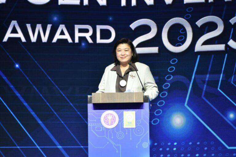 วันนักประดิษฐ์ ชื่นมื่น วช.มอบรางวัลผลงานสิ่งประดิษฐ์เยาวชนในโครงการประกวดสิ่งประดิษฐ์รุ่นใหม่ I-New Gen Award 2023อย่างยิ่งใหญ่ ผลงานชนะการประกวดพร้อมต่อยอดเชิงพาณิชย์
