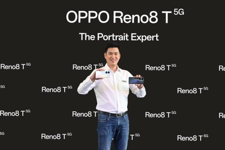 ออปโป้ส่ง “OPPO Reno8 T 5G” รุ่นใหม่ เขย่าตลาดสมาร์ตโฟนระดับกลาง<br>ชูโรงด้วยกล้องพอร์ตเทรตระดับ 108MP ชวน “ต่อ ธนภพ” ร่วมแชร์ประสบการณ์<br>ถ่ายภาพพอร์ตเทรตที่คมชัดที่สุด