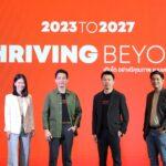 SC มั่นใจโตเหนือชั้น เปิดแผนโรดแมป SC Thriving Beyond ตั้งเป้ารายได้ 5 ปี รวมมูลค่า 150,000 ลบ. ปี 2566 รุกเปิด 25 โครงการ รวมมูลค่า 40,000 ลบ. มุ่งสร้างคุณค่าสู่คนและโลก เพื่อการเติบโตอย่างยั่งยืน