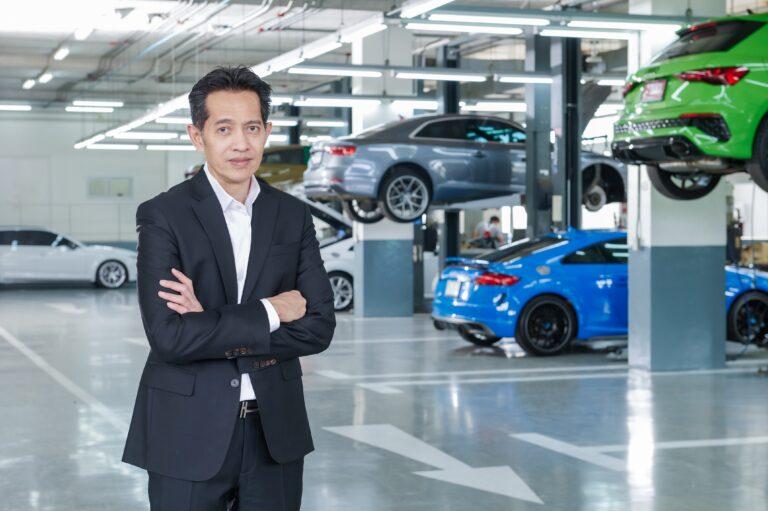 อาวดี้ ประเทศไทย เสริมแกร่ง อัพเกรดบริการหลังการขายครบวงจร เผยลงทุนเพิ่ม 50 ล้านยกระดับโชว์รูมและศูนย์บริการ สาขาถนนเพชรบุรีตัดใหม่ พร้อมขยายพื้นที่บริการลูกค้ากางแผนธุรกิจตั้ง Technical & EV Battery Repair Center เพื่อรองรับรถไฟฟ้าเต็มขั้น