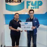 ผ้าเบรกเบ็นดิกซ์บริจาคเงิน 3 หมื่นบาทให้สมาคมคนพิการกรุงเทพมหานคร