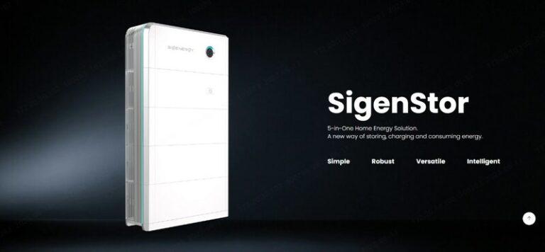 Sigenergy เปิดตัว SigenStor ระบบกักเก็บพลังงานขั้นสุดยอดที่ปฏิวัติวงการพลังงาน