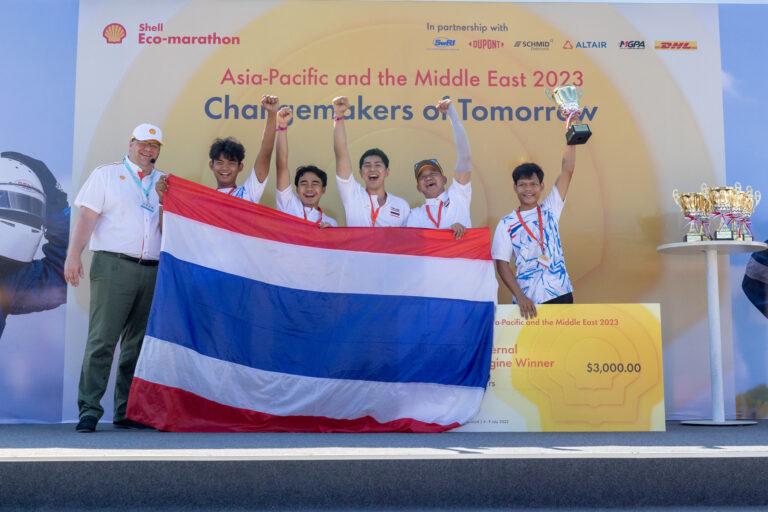 เยาวชนไทยคว้าแชมป์รถต้นแบบประหยัดพลังงาน จากสนามแข่งขันShell Eco-marathon Asia Pacific and Middle East 2023
