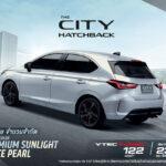 ฮอนด้า แนะนำ ฮอนด้า ซิตี้ แฮทช์แบ็ก สีใหม่ สีขาวพรีเมียมซันไลท์ (มุก)เพิ่มสีสันใหม่ให้คุณมูฟอย่างมีสไตล์ไปกับซิตี้คาร์แฮทช์แบ็กยอดนิยมจำนวนจำกัด เฉพาะรุ่น RS และ SV