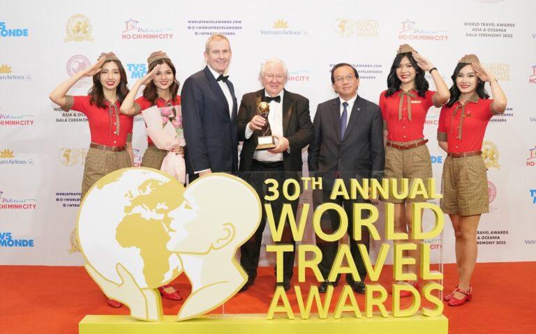 เวียตเจ็ทรับรางวัล ‘สายการบินชั้นนำแห่งเอเชียด้านประสบการณ์ลูกค้าประจำปี 2566’จาก World Travel Awards