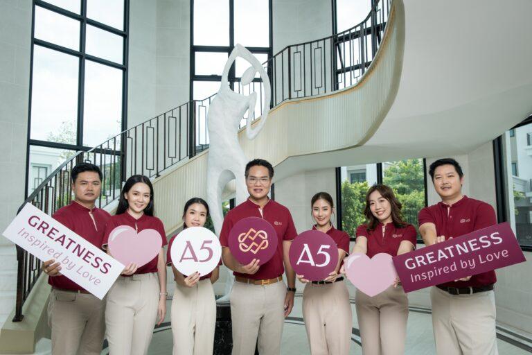 “แอสเซท ไฟว์” ปรับโฉมรีแบรนด์-โลโก้ใหม่ ชู “A5 GREATNESS Inspired by Love” สะท้อนตัวตน – ความมั่นคง – ทันสมัย ภายใต้ชื่อ “A5” (เอไฟว์)