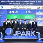 JPARK เริ่มซื้อขายในตลาดหลักทรัพย์ เอ็ม เอ ไอ วันแรก