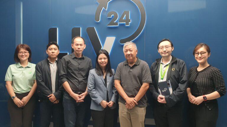 พลัส พร็อพเพอร์ตี้ ต้อนรับทีม บางจากเยี่ยมชมเทคโนโลยีความปลอดภัยอัจฉริยะของศูนย์ LIV – 24