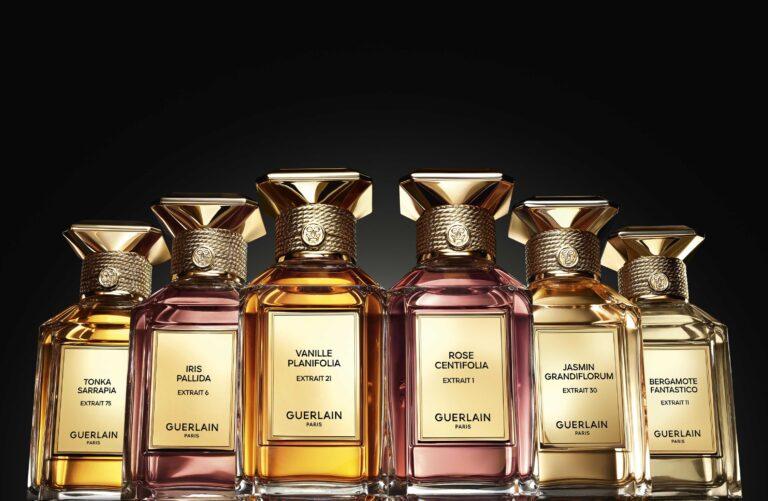 GUERLAIN รังสรรค์ EXTRAIT DE PARFUME น้ำหอมเข้มข้นระดับสูง 6 กลิ่นใหม่จาก6 วัตถุดิบเลอค่าผ่านศิลปะการปรุงน้ำหอมโดย ‘สุคนธศิลป์ชั้นสูง’>br>ที่สืบทอดสูตรต่อกันถึง5 รุ่นเพื่อให้ได้กลิ่นที่เป็นเอกลักษณ์และงดงามแห่งอาณาจักร L’ART & LA MATIERE