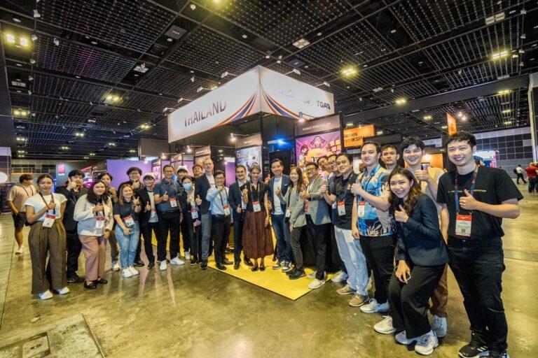 ดีป้า นำทัพผู้ประกอบการเกมไทยลัดฟ้าร่วมงาน Gamescom Asia 2023มุ่งสร้างการรับรู้ ความเชื่อมั่น พร้อมเจรจาธุรกิจกับคนในอุตฯ เกมระดับสากลพร้อมสร้างมูลค่าจากการเจรจาทางธุรกิจในงานได้มากกว่า 1,300 ล้านบาท