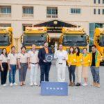 วอลโว่ ทรัคส์ ส่งมอบรถบรรทุก Volvo FH จำนวน 14 คัน ให้กับ วัฒนะกล ทรานสปอร์ต 2001 เพื่อสนับสนุนโครงการขนส่งข้ามแดนสุดท้าทาย