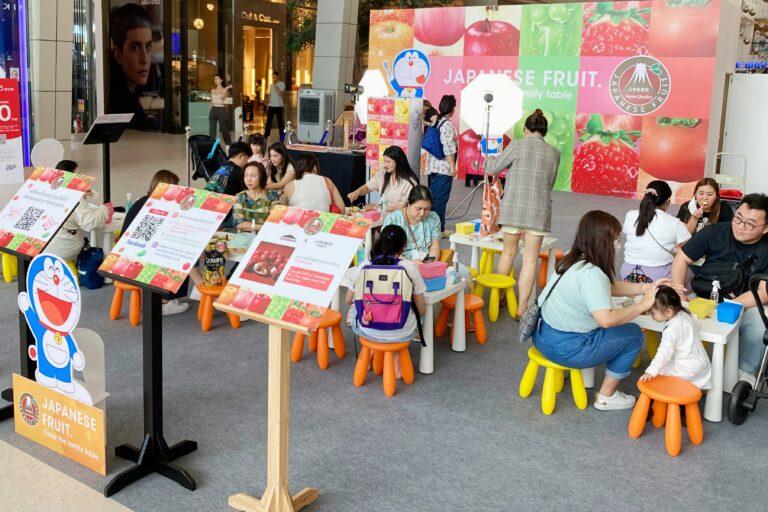 คณะกรรมการส่งออกผักผลไม้แห่งประเทศญี่ปุ่น จับมือกับคาแรคเตอร์ Doraemon<br>ร่วมจัดงานชิมผลไม้ญี่ปุ่นในงานวันเด็กที่ศูนย์การค้าเซ็นทรัลเวิลด์