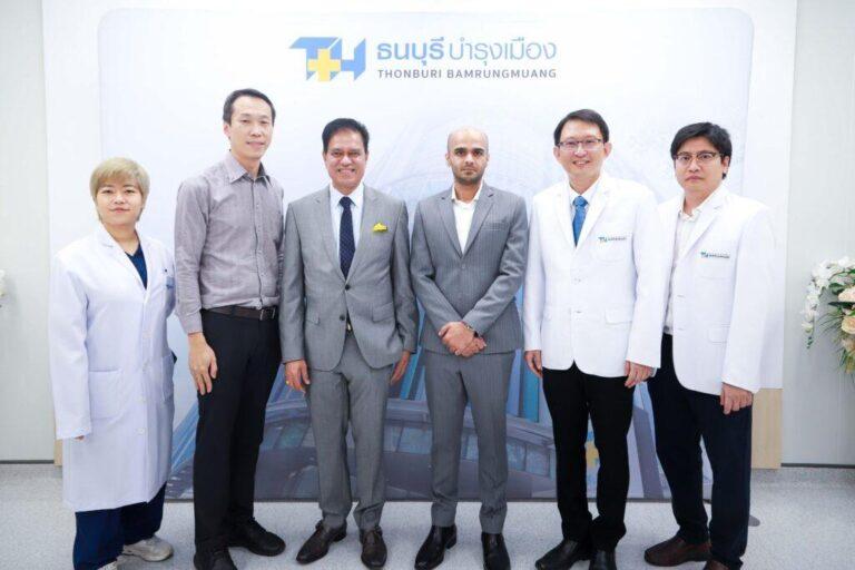 คณะผู้บริหารจากบริษัท Gravity Medical Technology Ltd. ประเทศสหรัฐอเมริกา พบปะคณะผู้บริหารของโรงพยาบาลธนบุรี บำรุงเมือง เพื่อแลกเปลี่ยนความรู้และความเชี่ยวชาญเกี่ยวกับการรักษาโรคหลอดเลือดสมอง