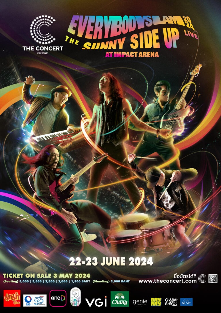 Bodyslam นัดรวมพล คอนเสิร์ตใหญ่ ที่ EVERYBODY จะ SLAM ด้วยกันอีกครั้ง<br>ในคอนเสิร์ต THE CONCERT APPLICATION PRESENTS EVERYBODYSLAM 2024<br>THE SUNNY SIDE UP LIVE @IMPACT ARENA