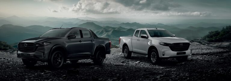 มาสด้าปรับโฉม BT-50 สวยดุดันทั้งภายนอกภายในหัวใจแกร่ง<br>ใส่เครื่องยนต์ 3.0 ลิตร เทอร์โบ ลงในรุ่นขับสองยกสูงเอาใจสายแรง