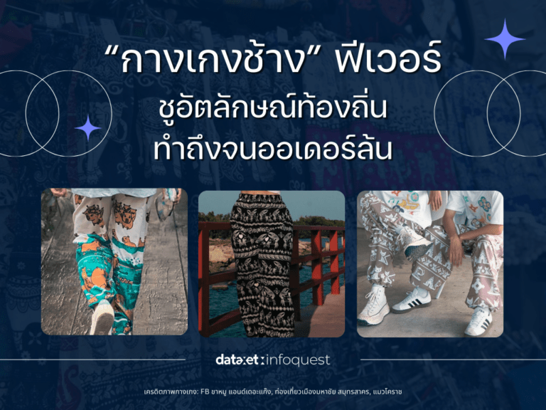 “กางเกงช้าง” ฟีเวอร์<br>ชูอัตลักษณ์ท้องถิ่น ทำถึงจนออเดอร์ล้น