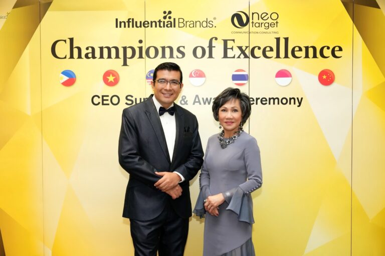 นิโอ ทาร์เก็ต และอินฟลูเอ็นเชี่ยลแบรนด์ สิงคโปร์ จัดงาน “2023 ASIA CEO SUMMIT & AWARD CEREMONY” มอบรางวัลสุดยอดแบรนด์ และซีอีโอแห่งปี ในไทยและเอเชีย