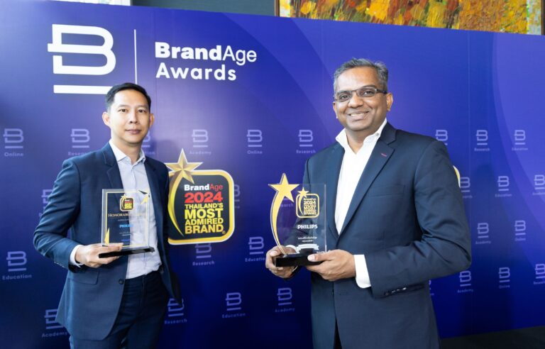 “ฟิลิปส์” คว้ารางวัล “2024 Thailand’s Most Admired Brand” และ Innovation Brand Award ตอกย้ำความเป็นผู้นำอันดับ 1 ด้านแสงสว่างและนวัตกรรม