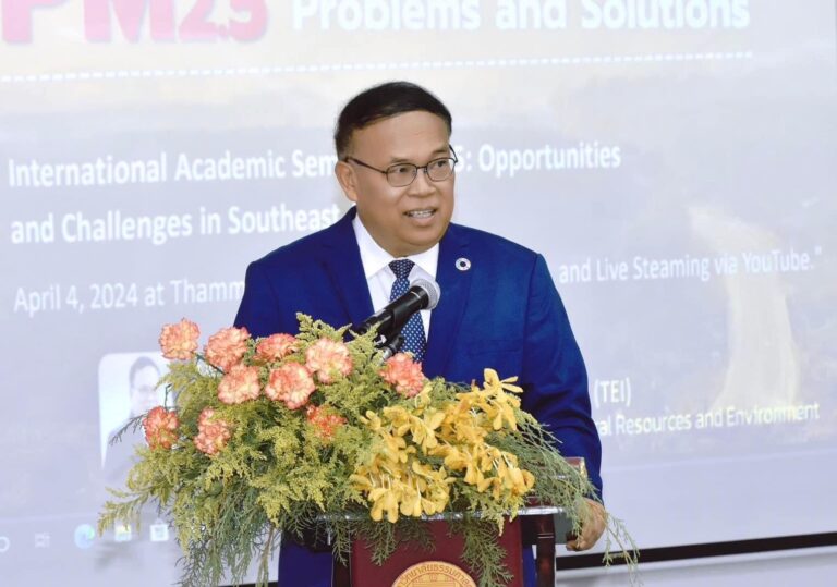 สถาบันสิ่งแวดล้อมไทยร่วมงานเสวนาวิชาการระดับนานาชาติ “PM2.5: Opportunities and Challenges in Southeast Asia”