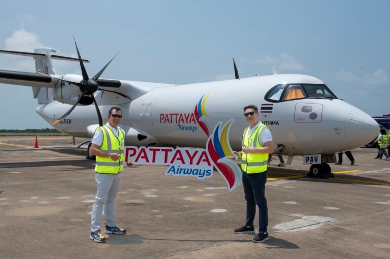พัทยาแอร์เวย์ ต้อนรับเครื่องบิน ATR 72-500 Freighter ลำแรก เข้าฝูงบิน พร้อมให้บริการขนส่งสินค้าในภูมิภาคอาเซียนตามแผนการดำเนินงาน