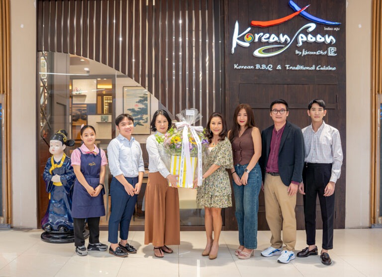 เคอี กรุ๊ป ร่วมแสดงความยินดี ในโอกาสเปิดร้านโคเรียน สปูน (Korean spoon)