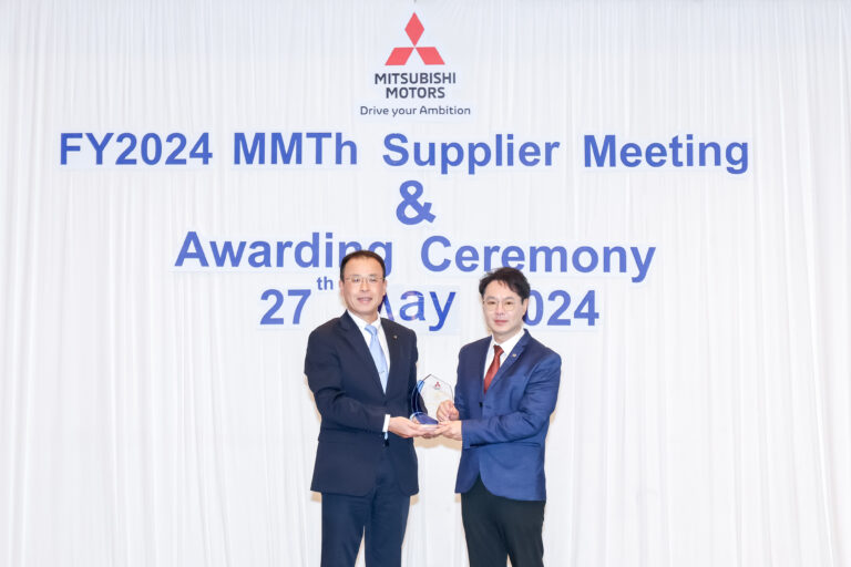 บริดจสโตนรับรางวัลพันธมิตรดีเด่น “The Best Quality Award of 2023” ตอกย้ำความแข็งแกร่งทางธุรกิจร่วมกับมิตซูบิชิ มอเตอร์ส