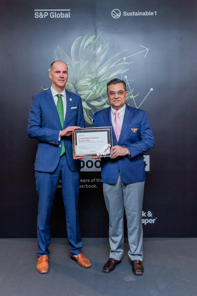 คาราบาวกรุ๊ป รับรางวัลบริษัทยั่งยืนระดับโลก จาก S&P Global ย้ำวิสัยทัศน์ “World Class Product, World Class Brand”
