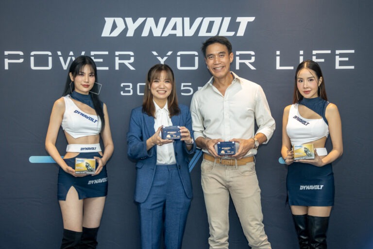 DYNAVOLT POWER YOUR LIFE ครั้งแรกในไทยกับงานเปิดตัวแบตเตอรี่มอเตอร์ไซค์ ไดนาโวลต์ นาโนเจล เทคโนโลยี 1 เดียวในโลก