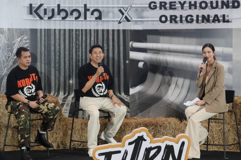 สยามคูโบต้า จับมือ เกรฮาวด์ ออริจินัล เปิดตัวคอลเลกชันเสื้อผ้ารักษ์โลกจากเส้นใย “ฟางข้าว” KUBOTA x GREYHOUND ORIGINAL PRESENT “Turn waste to Agri-Wear”