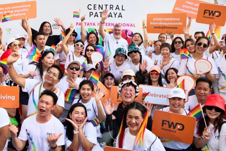 FWD ประกันชีวิต แสดงพลังร่วมสนับสนุนสร้างสังคมเท่าเทียม ในงาน Pattaya International Pride 2024