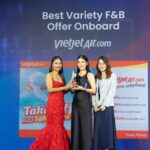 เวียตเจ็ทไทยแลนด์คว้ารางวัล ‘Best Variety F&B Onboard’ ในงาน Around Awards 2024
