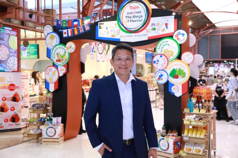 ท็อปส์ ในเครือเซ็นทรัล รีเทล อัดบิ๊กแคมเปญ ต้อนรับโอลิมปิก 2024 “Discover The Rings of Flavour” เสิร์ฟทุกความอร่อยส่งตรงถึงที่บ้าน ปลุกกระแสผู้บริโภค ส่งแรงใจเชียร์ทัพนักกีฬาในการแข่งขันระดับโลก กระตุ้นยอดค้าปลีกโตรับไตรมาส 3