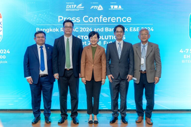 กรมส่งเสริมการค้าระหว่างประเทศ พร้อมจัดงานแสดงสินค้าเครื่องปรับอากาศ และเครื่องทำความเย็น 2567 และ งานแสดงสินค้าเครื่องใช้ไฟฟ้าและอิเล็กทรอนิกส์ 2567 ครบทุกความต้องการเพื่อทะยานสู่ Net Zero