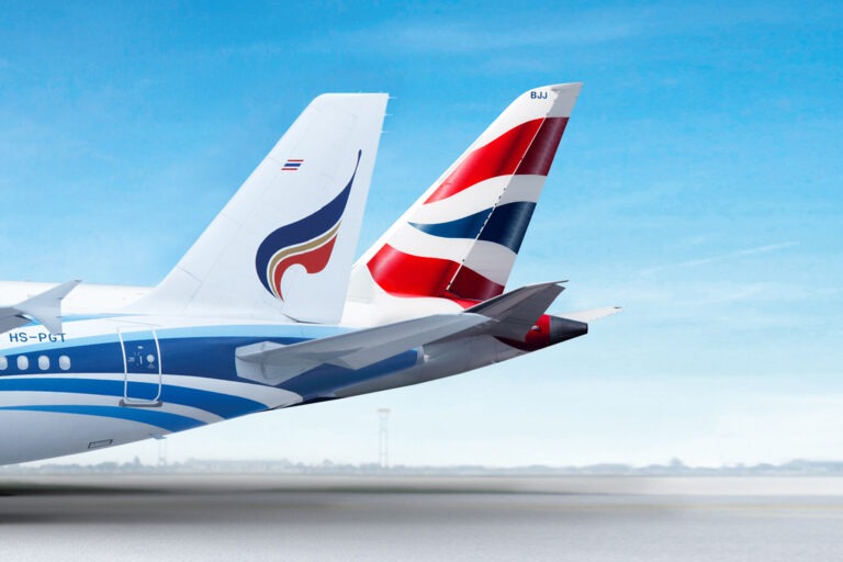 บางกอกแอร์เวย์ส และ บริติช แอร์เวย์ส ประกาศขยายความร่วมมือด้านเที่ยวบินร่วม (codeshare partnership)