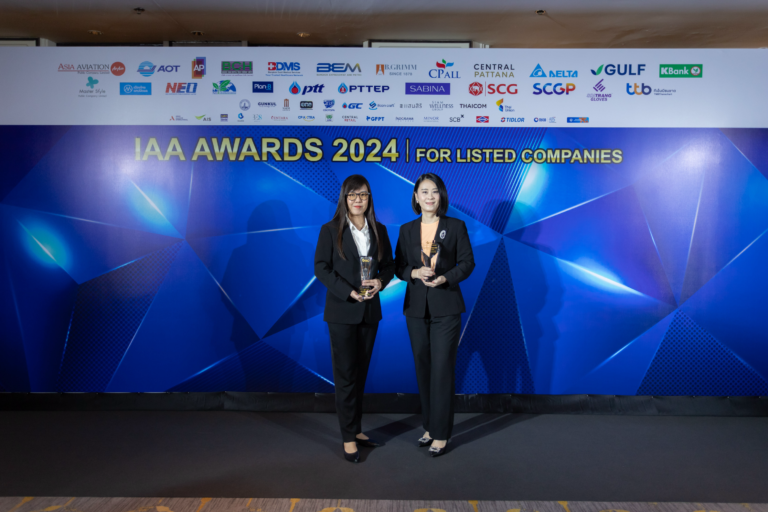 บี.กริม เพาเวอร์ คว้า 2 รางวัล จากเวที IAA Awards 2024 สะท้อนความเชื่อมั่นจากนักวิเคราะห์ กองทุน สู่การเติบโตอย่างยั่งยืนเคียงข้างสังคมไทย