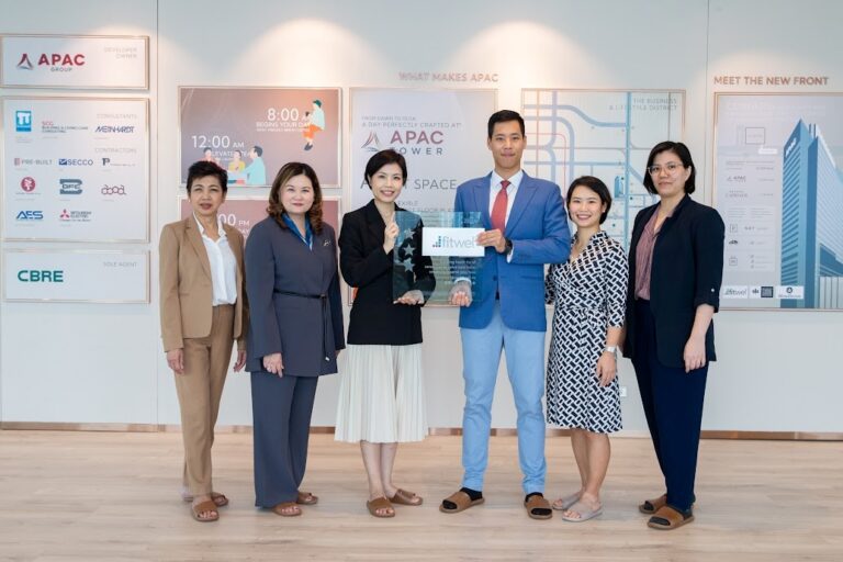 เอสซีจี ร่วมกับ APAC Tower คว้า Fitwel ระดับสูงสุด อาคาร Mixed-Use ใจกลางกรุงเทพฯ พร้อมมอบประสบการณ์สุดพรีเมียม และดูแลสุขภาวะที่ดีให้กับผู้ใช้งานตลอดทั้งวัน