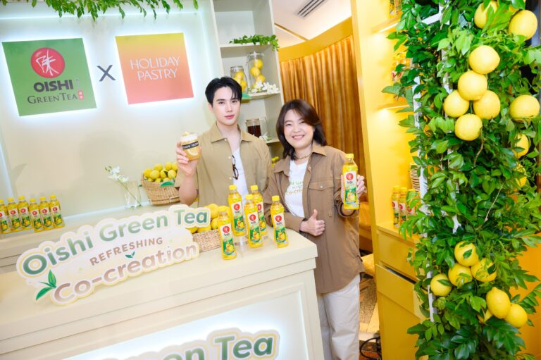 “โออิชิ กรีนที” ปิดปีแบบสุดว้าว ร่วมคอลแลปส์ 3 ร้านดังสุดชิค กับแคมเปญใหม่ “Refreshing Co-Creation by Oishi Green Tea” ชวน Holiday Pastry นำโดย “อิน สาริน” เสิร์ฟเมนูเฟรชสูตรไม่ลับฉลองส่งท้ายปี