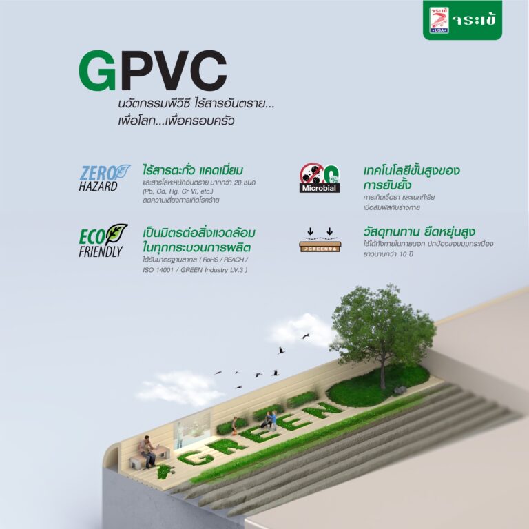 “จระเข้” จับเทรนด์ “อสังหาฯ กรีน” เปิดตัว “จระเข้ คิ้ว GREEN” นวัตกรรม GPVC คิ้ว พีวีซี ไร้สารอันตรายเจ้าแรกเมืองไทย เดินหน้าพลิกโฉมวงการก่อสร้างใส่ใจสิ่งแวดล้อม เผยผู้บริโภคชาวไทยพร้อมปรับเพื่อโลกยั่งยืน