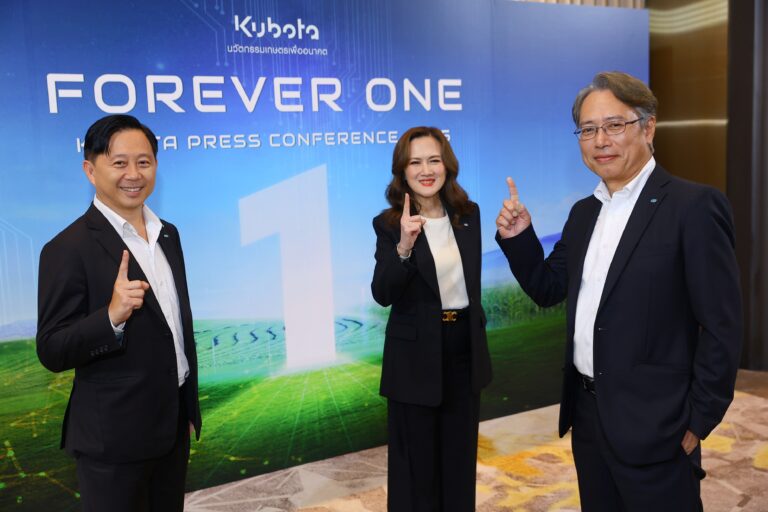 สยามคูโบต้า กางแผนปี 2568 ครอง Forever ONE เครื่องจักรกลการเกษตรของไทย ล่าสุดประกาศรายได้ปี 2567 ปิดที่ 62,000 ล้านบาท เดินเกมลุย Perform and Transform เพิ่มประสิทธิภาพสู่การเปลี่ยนอนาคตที่ยั่งยืน